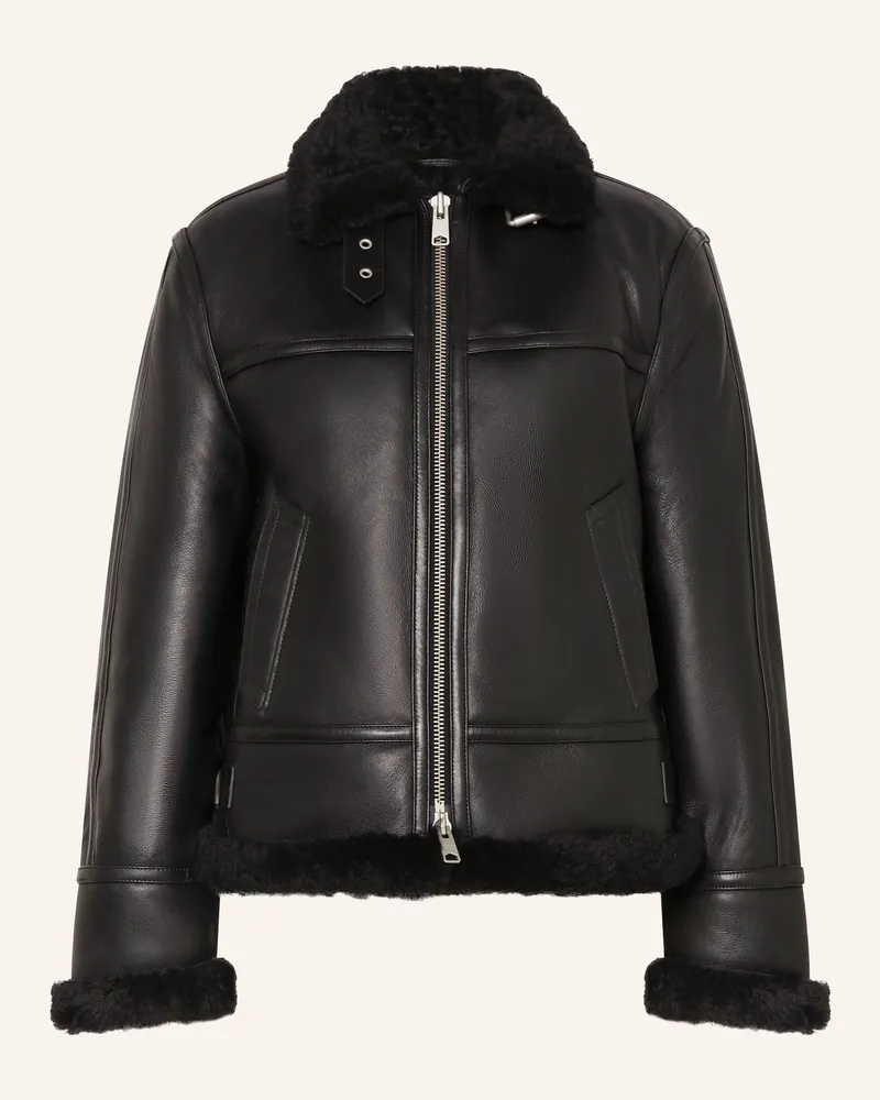 AllSaints Lederjacke LOREL Schwarz