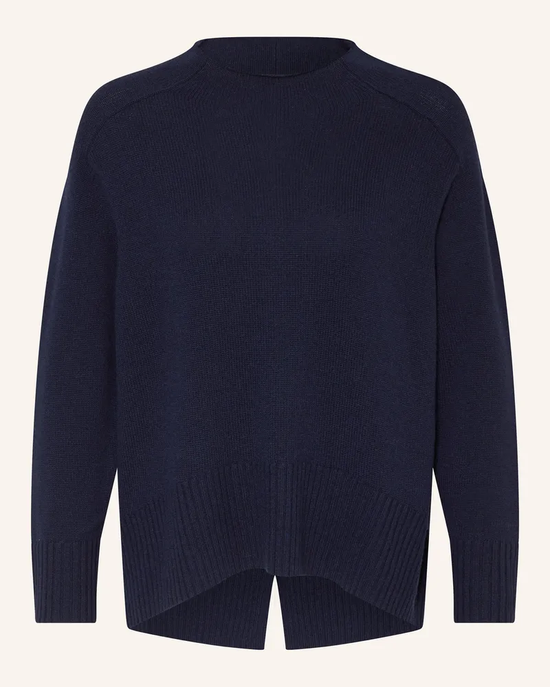 Mrs & HUGS Pullover Mit Cashmere blau Dunkelblau