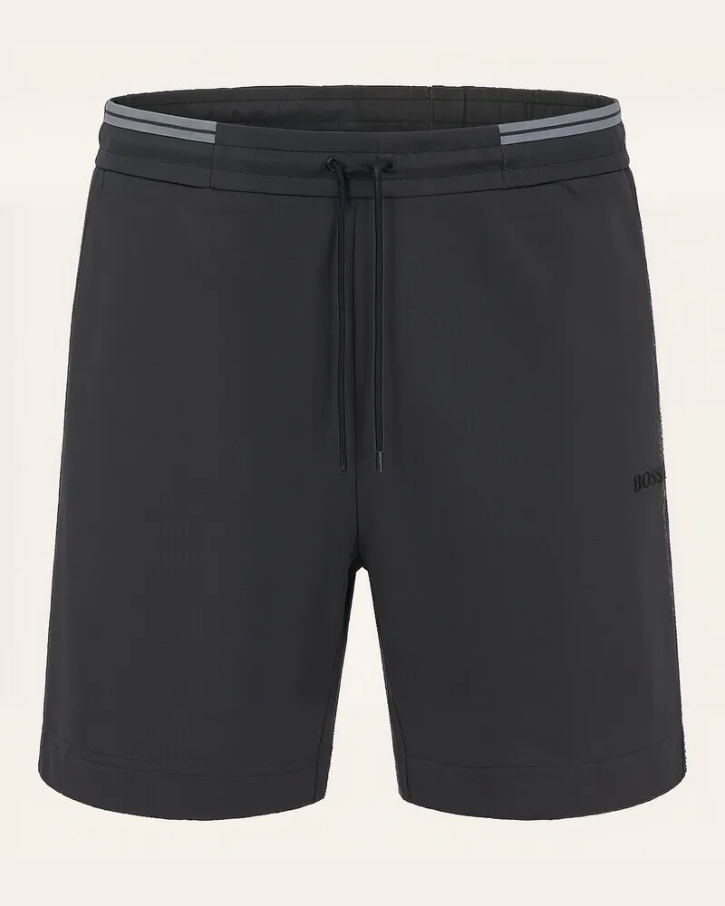 HUGO BOSS Casual Hose SHORTS ZONE Regular Fit Dunkelgrau
