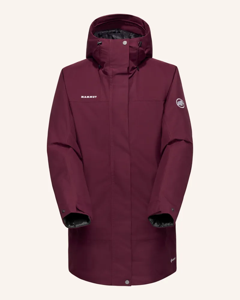 Mammut Winterparka TREELINE HS THERMO mit Kapuze Rot