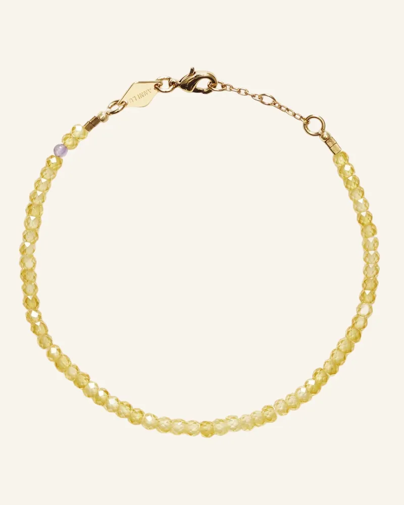 Anni Lu Armband TAN LINE CITRUS by GLAMBOU Gold