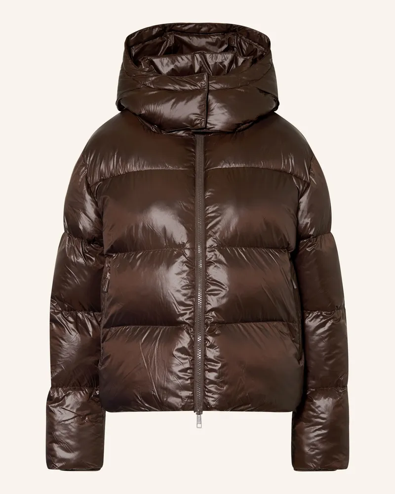 Darling Harbour Steppjacke Mit Abnehmbarer Kapuze braun Dark