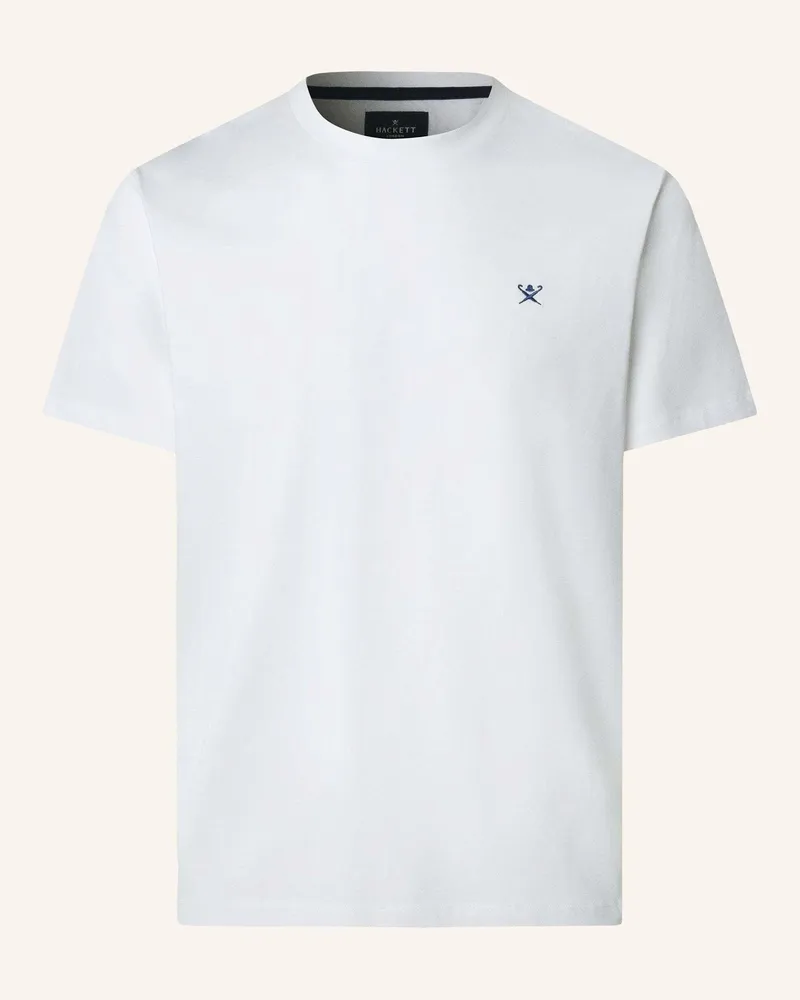 Hackett T-Shirt Ss Logo Tee weiss Weiss