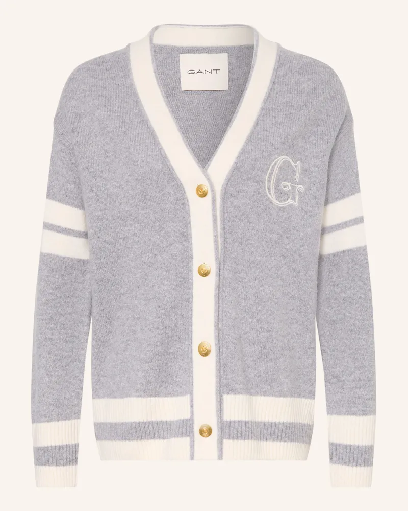 Gant Strickjacke grau Grau