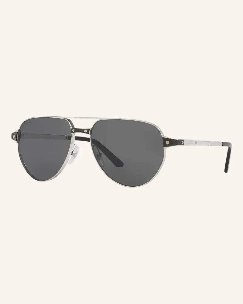 Cartier Sonnenbrille ct0425s silber 4240l1