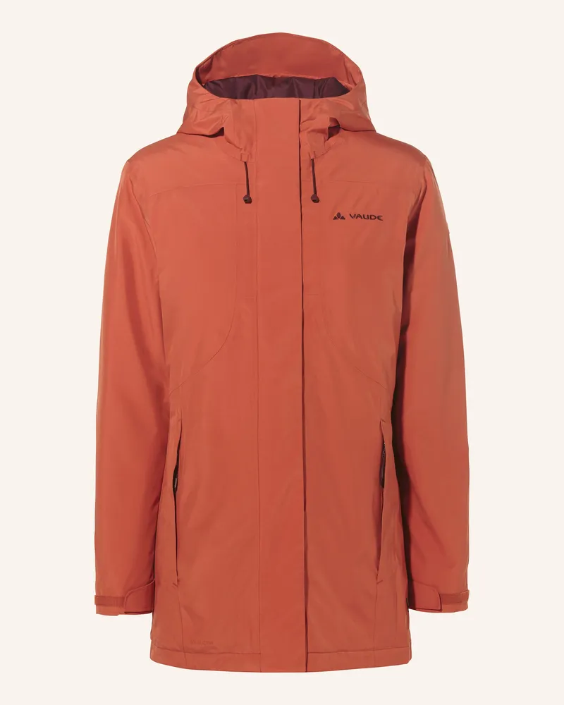 Vaude Outdoor-Jacke W Rosemoor Padded Parka braun Rot