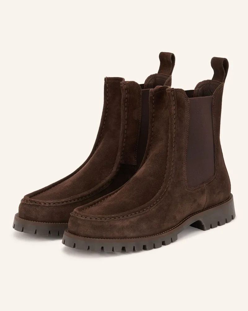 Copenhagen Chelsea-Boots cph845 braun Dunkelbraun