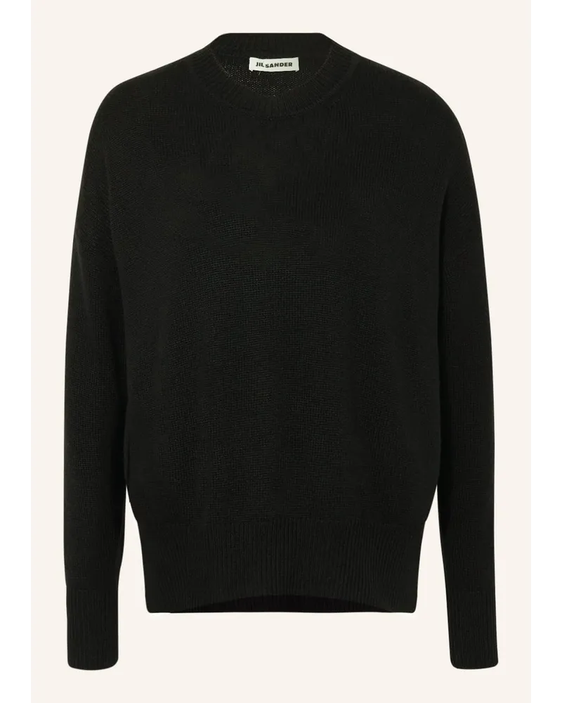 Jil Sander Cashmere-Pullover Schwarz