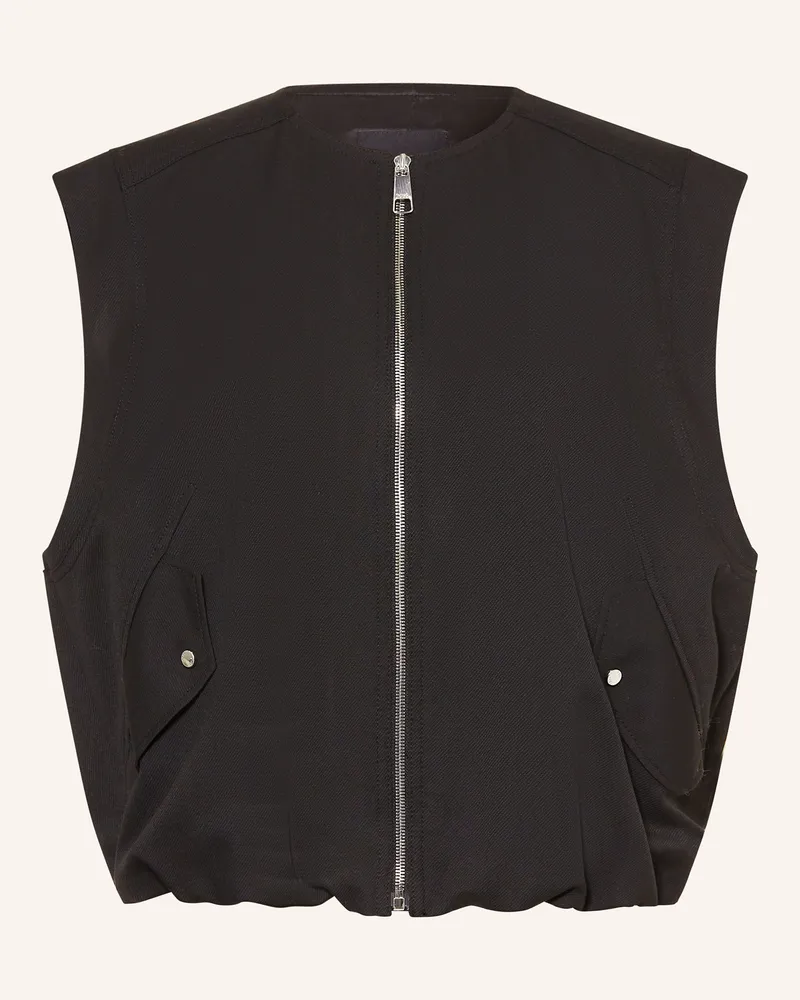 HUGO BOSS Weste JAKORA Schwarz