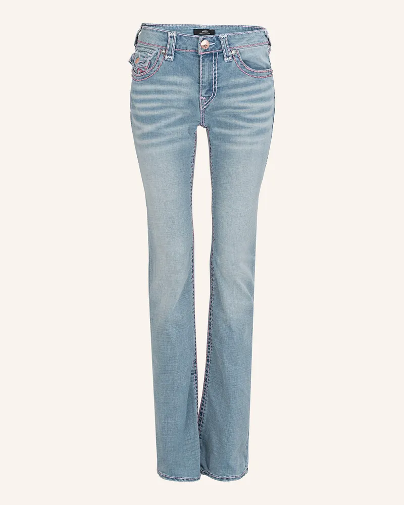 True Religion Jeans BECCA Bootcut Super T Hellblau