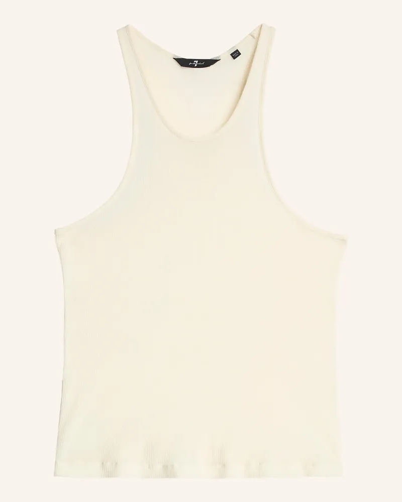 7 for all mankind TANK Top Weiss
