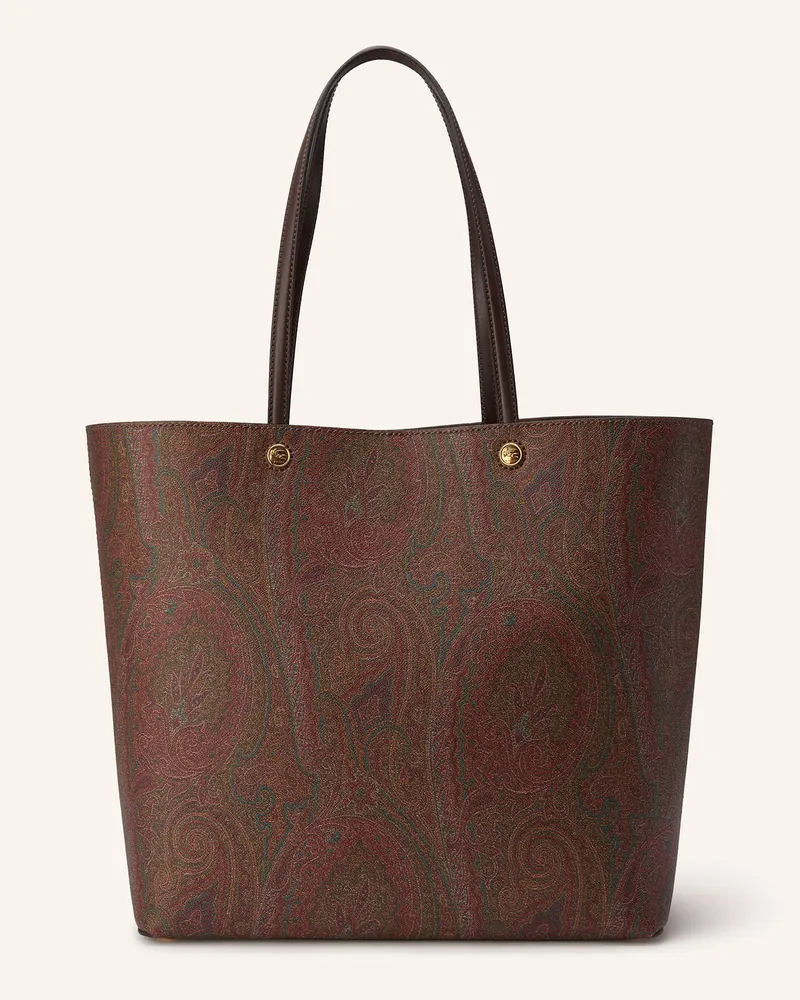Etro Shopper LARGE mit Pouch Braun