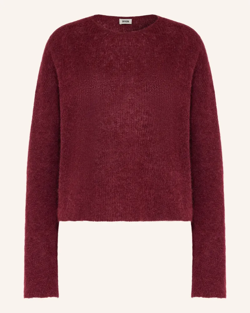 Drykorn Pullover Imeny Mit Alpaka rot Dunkelrot
