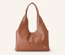 Beuteltasche braun