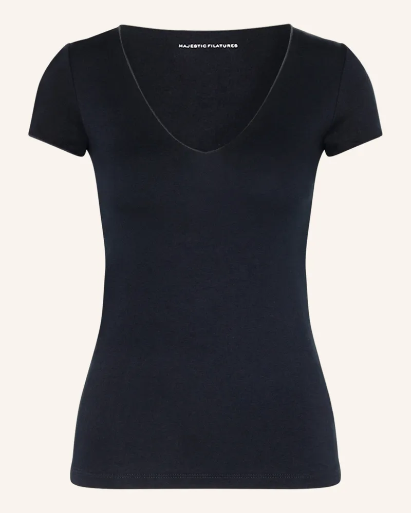 Majestic T-Shirt blau Dunkelblau
