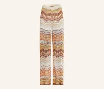 Strickhose mit Glitzergarn und Pailletten
