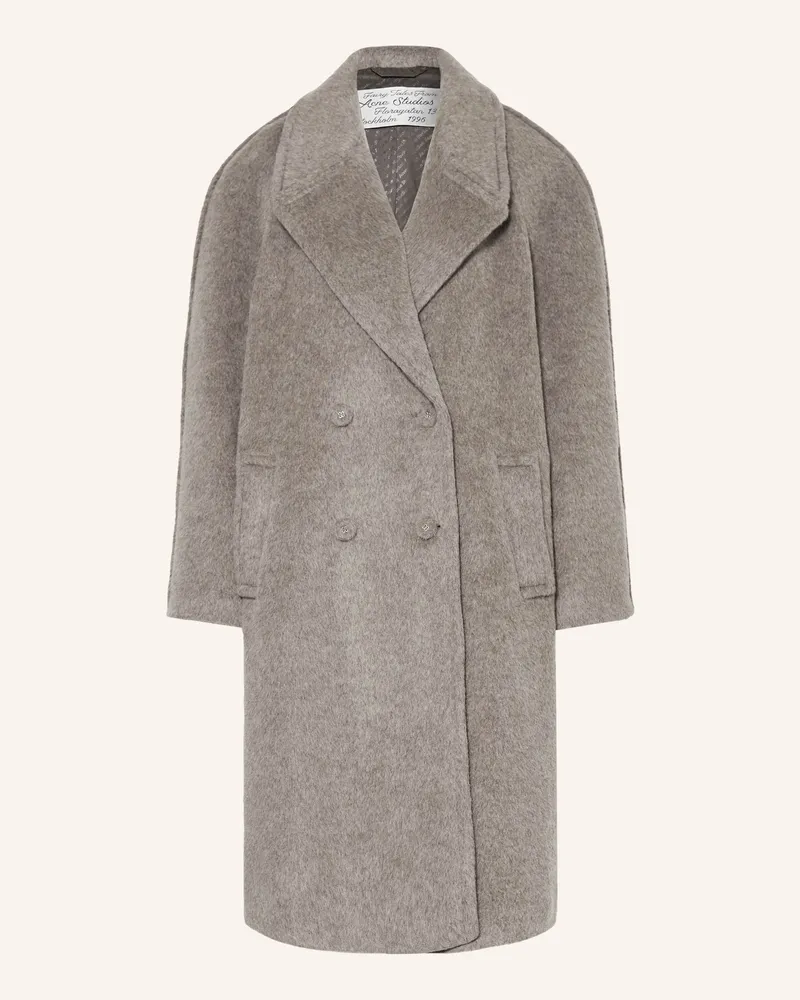 Acne Studios Cabanmantel mit Alpaka Taupe
