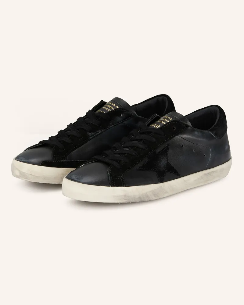 Golden Goose Sneaker Super-Star schwarz Schwarz