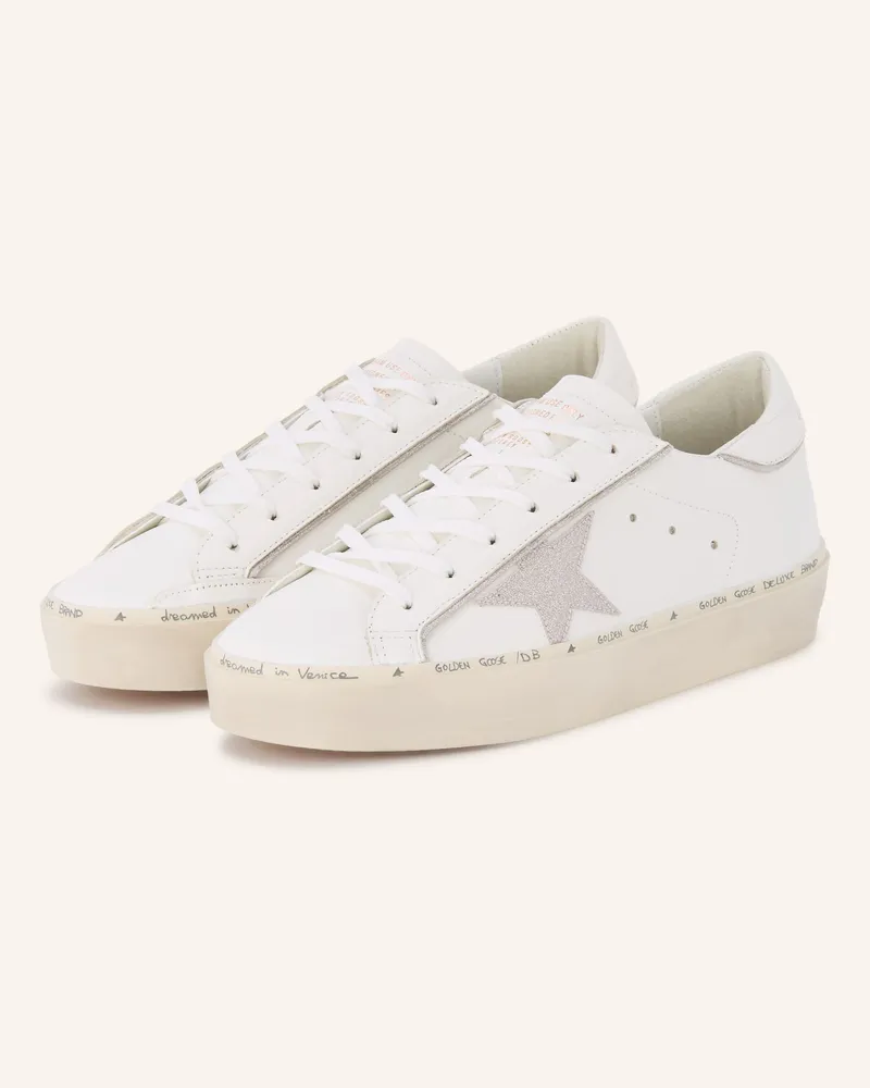 Golden Goose Sneaker Hi Star weiss Weiss