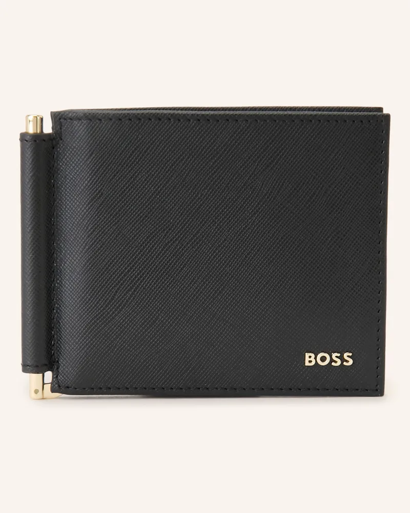 HUGO BOSS Geldbörse schwarz Schwarz