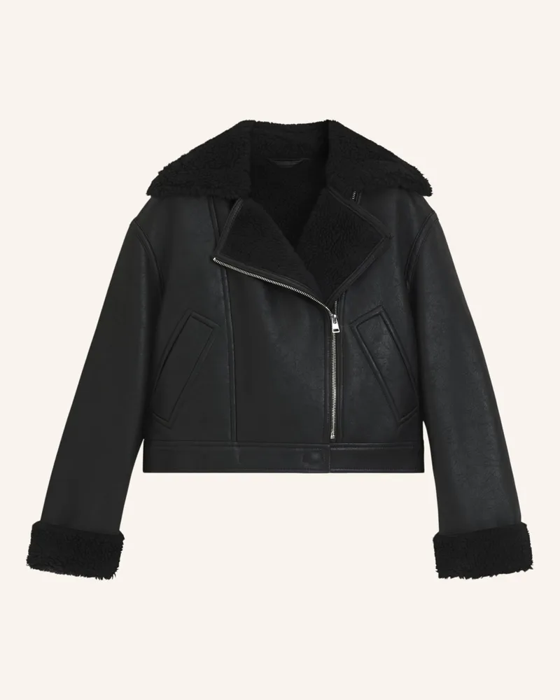 HUGO BOSS Blazer ANISSE-1 Oversize Fit Schwarz