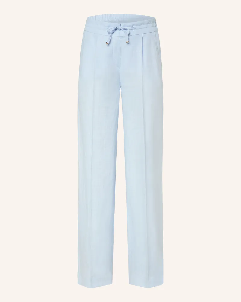 Riani Marlenehose Aus Leinen blau Hellblau