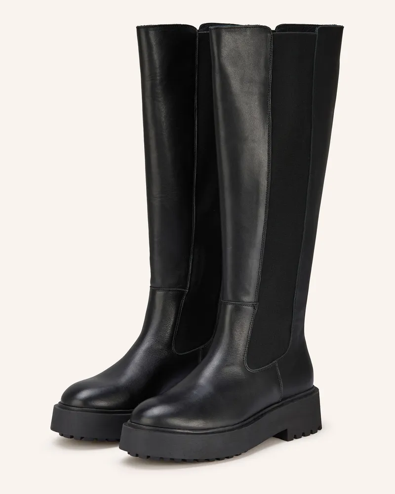 Mrs & HUGS Stiefel Schwarz