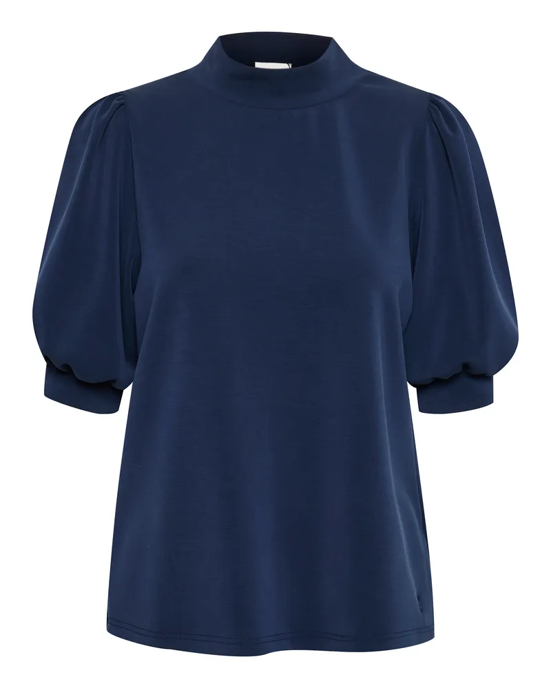 My Essential Wardrobe Bluse PUFF Dunkelblau