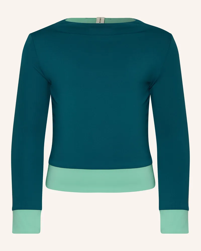 MYMARINI Longsleeve SURFSHIRT zum Wenden mit UV-Schutz 50 Petrol