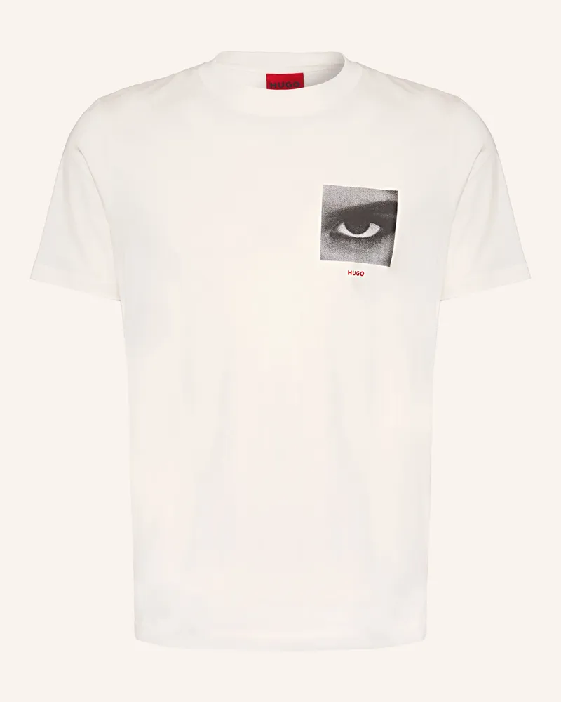 HUGO BOSS T-Shirt Deyss weiss Creme