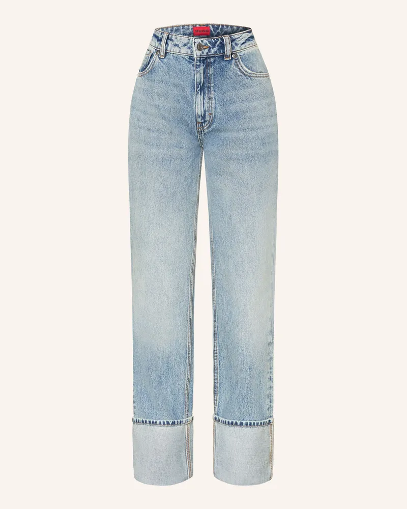 HUGO BOSS Straight Jeans Gilissi blau 445