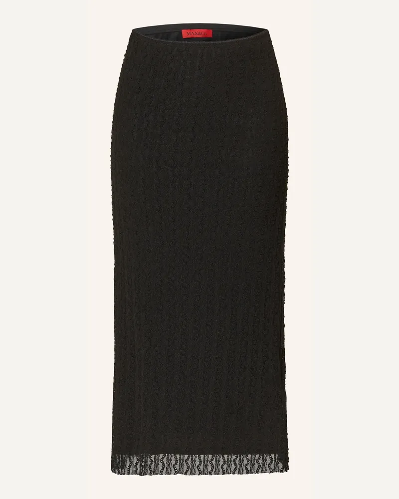MAX&Co. Rock TANICA mit Spitze Schwarz
