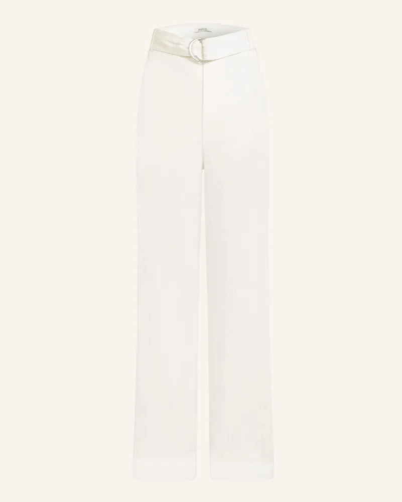 GAUCHERE Marlenehose aus Leinen Weiss