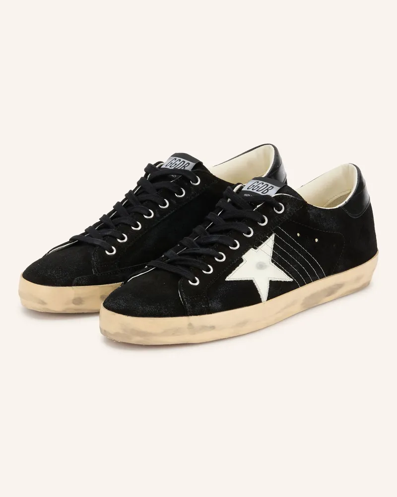 Golden Goose Sneaker Super-Star schwarz Schwarz