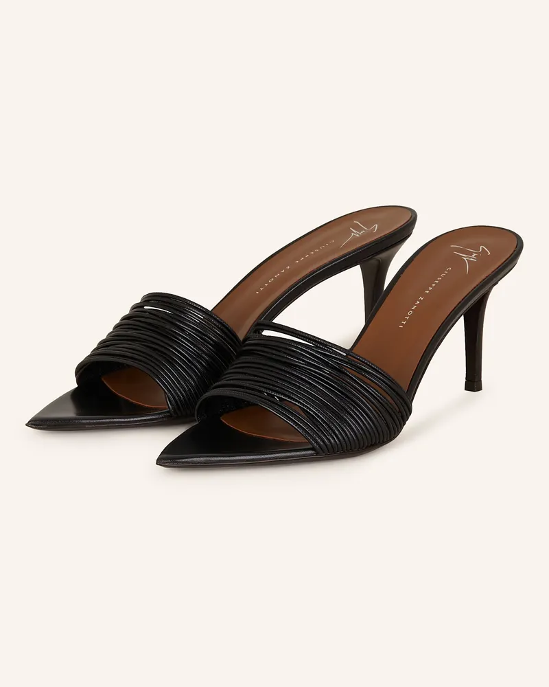 Giuseppe Zanotti Mules Martinika schwarz Schwarz