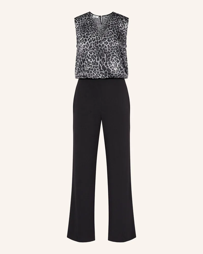 cinque Jumpsuit CIDALLAS im Materialmix Schwarz