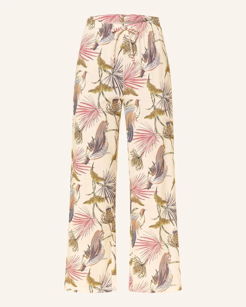 Calida 7/8-Schlafhose weiss Creme