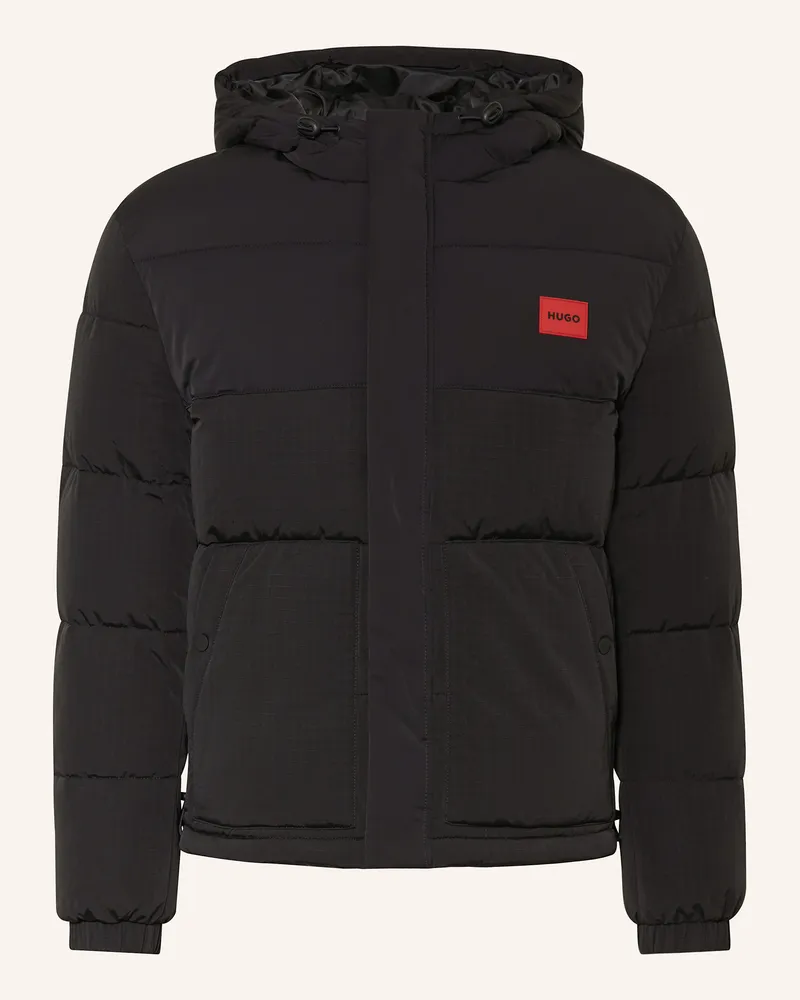 HUGO BOSS Steppjacke Baro schwarz Schwarz