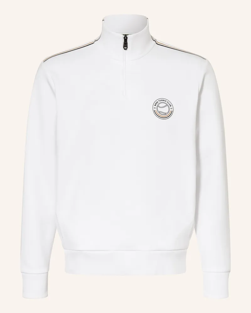 HUGO BOSS Sweat-Troyer weiss Weiss