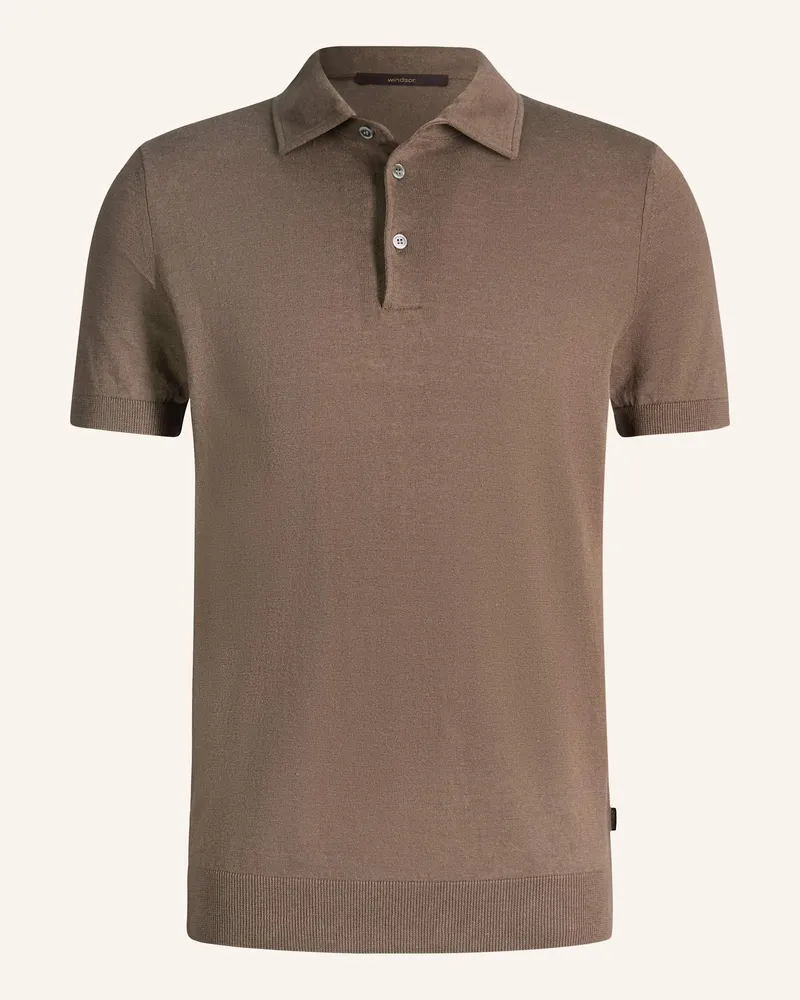 windsor. Poloshirt braun Braun