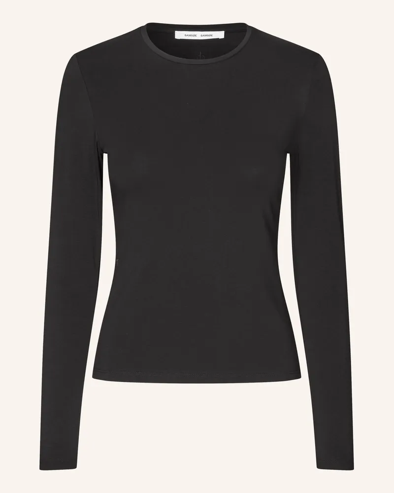 Samsøe & Samsøe Longsleeve Saesme schwarz Schwarz