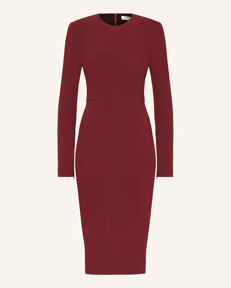 Victoria Beckham Cocktailkleid Dunkelrot
