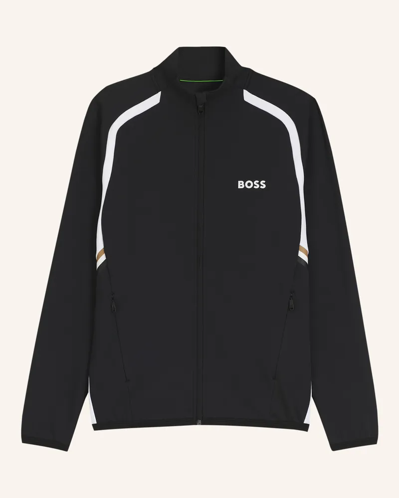 HUGO BOSS Sweatshirt Sw_Toc Spin Fz Regular Fit schwarz Schwarz