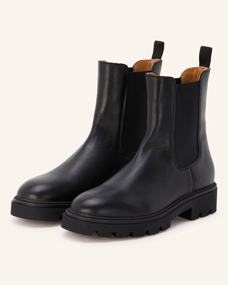 Mrs & HUGS Chelsea-Boots schwarz Schwarz