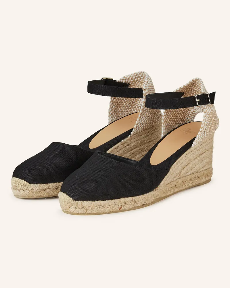 Castañer Wedges CAROL Schwarz