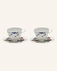 Serax 2er-Set Espressotassen MARNI ANEMONE MILK mit Weiss