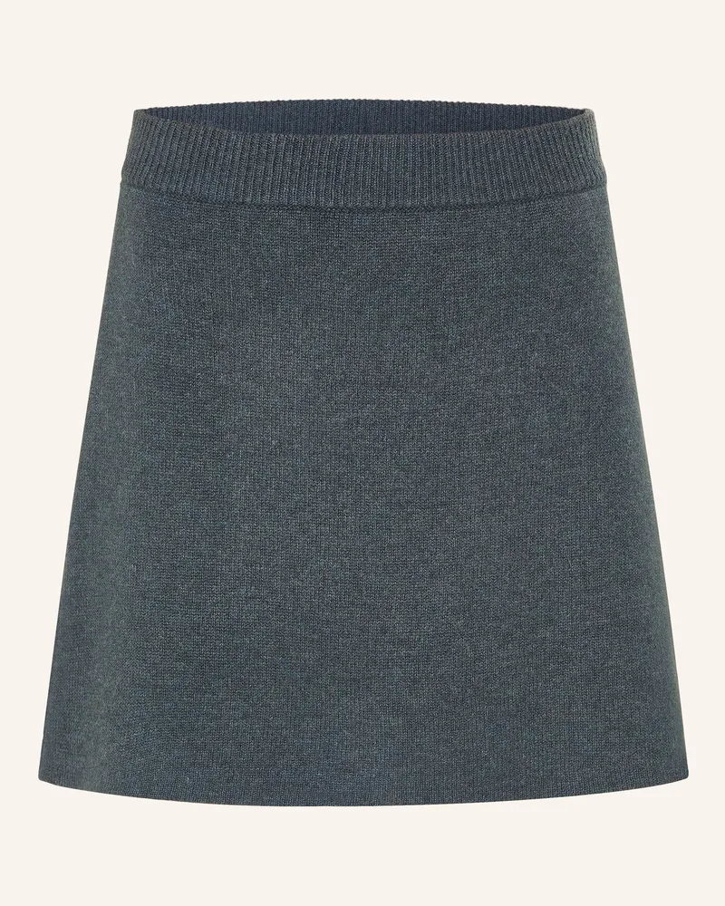 Lisa Yang Strickrock aus Cashmere Dunkelgrau