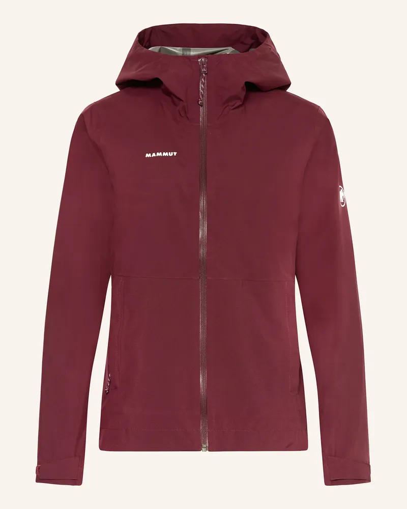 Mammut Hardshell-Jacke LINARD LIGHT HS HOODED Dunkelrot