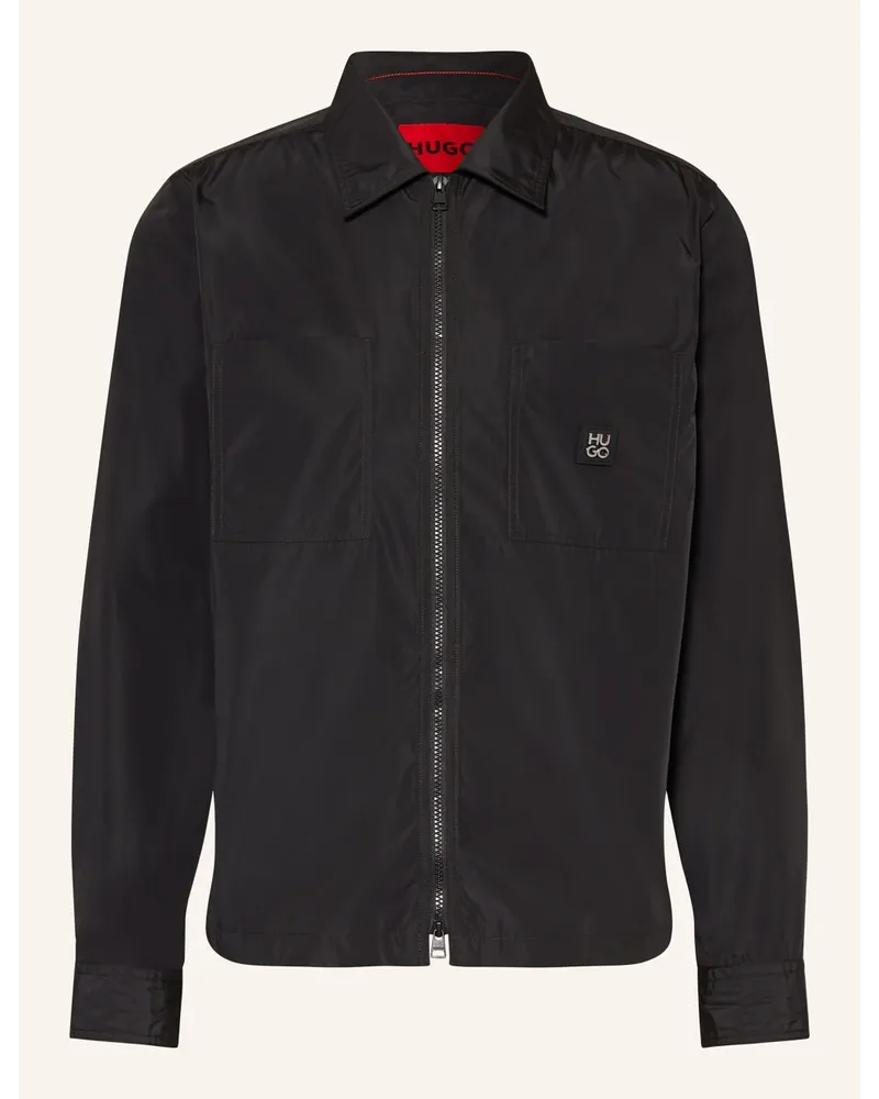 HUGO BOSS Overjacket EVALOM Schwarz