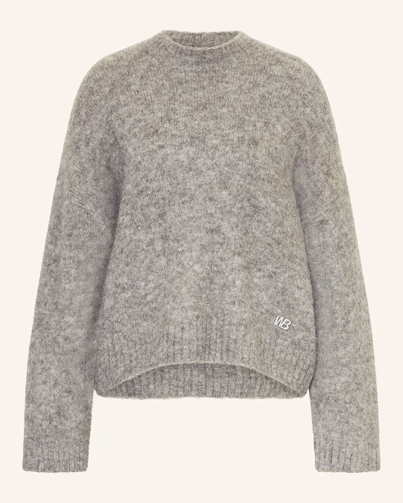 WRSTBHVR Oversized-Pullover ENCI Hellgrau